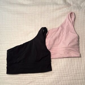 2 align asymmetrical sports bras
